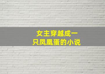 女主穿越成一只凤凰蛋的小说