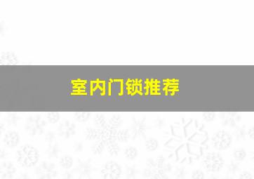 室内门锁推荐