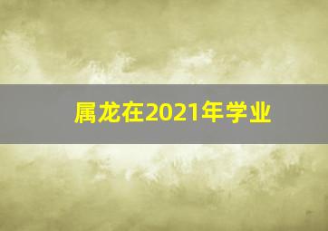 属龙在2021年学业