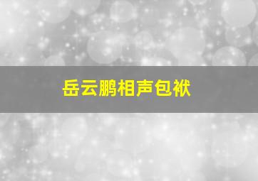 岳云鹏相声包袱