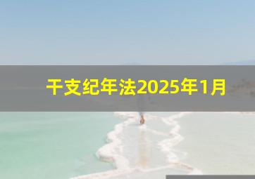 干支纪年法2025年1月