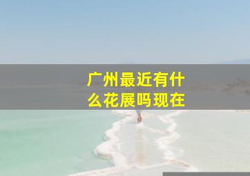 广州最近有什么花展吗现在