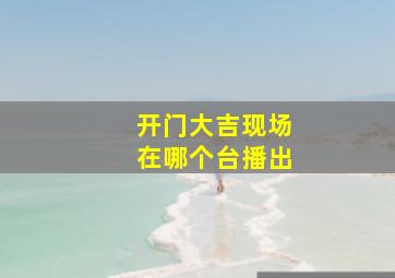 开门大吉现场在哪个台播出