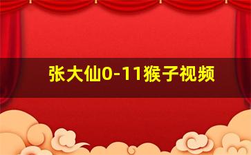 张大仙0-11猴子视频