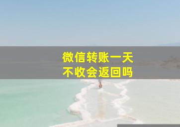 微信转账一天不收会返回吗