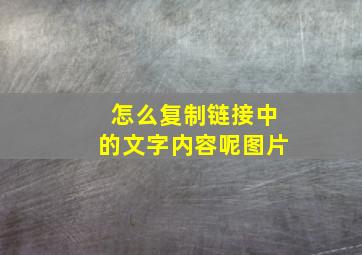 怎么复制链接中的文字内容呢图片