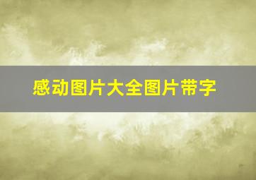 感动图片大全图片带字