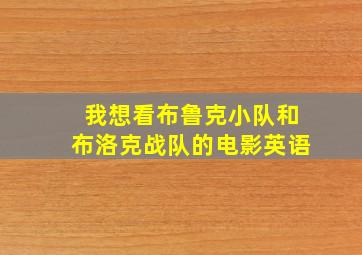 我想看布鲁克小队和布洛克战队的电影英语