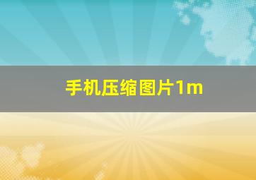 手机压缩图片1m