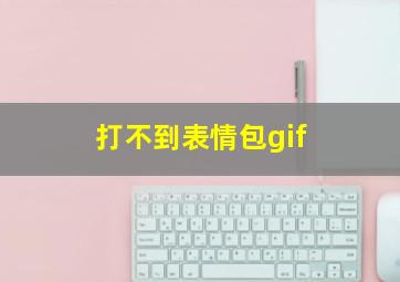 打不到表情包gif