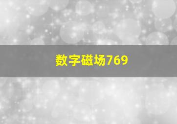 数字磁场769