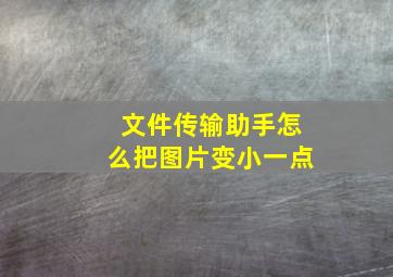 文件传输助手怎么把图片变小一点