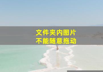 文件夹内图片不能随意拖动