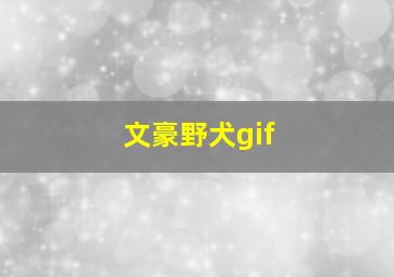 文豪野犬gif