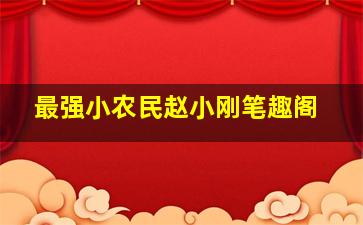 最强小农民赵小刚笔趣阁