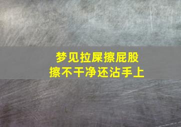 梦见拉屎擦屁股擦不干净还沾手上