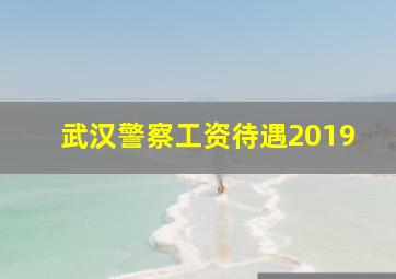 武汉警察工资待遇2019