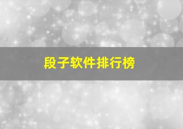 段子软件排行榜