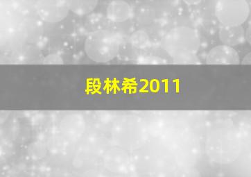 段林希2011