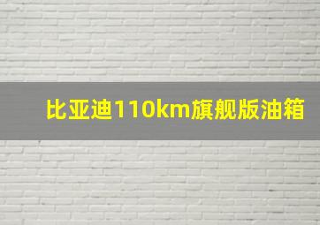 比亚迪110km旗舰版油箱