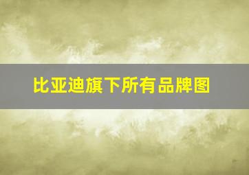 比亚迪旗下所有品牌图