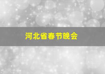 河北省春节晚会