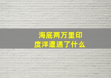 海底两万里印度洋遭遇了什么