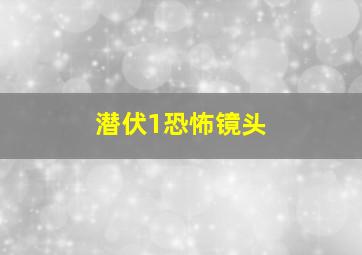 潜伏1恐怖镜头