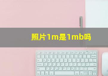 照片1m是1mb吗