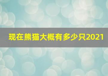 现在熊猫大概有多少只2021