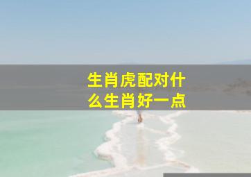 生肖虎配对什么生肖好一点