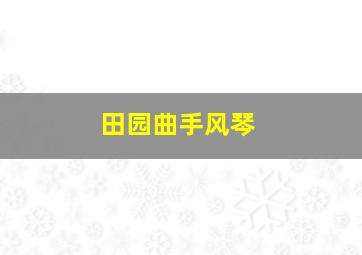 田园曲手风琴