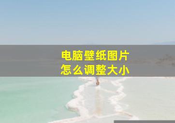 电脑壁纸图片怎么调整大小