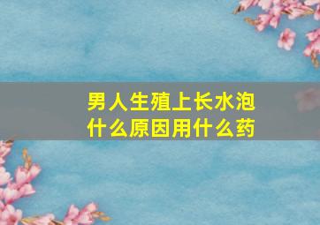 男人生殖上长水泡什么原因用什么药