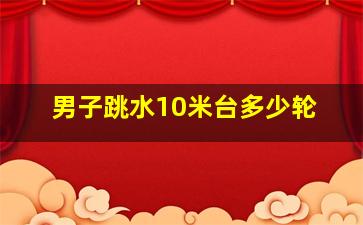 男子跳水10米台多少轮