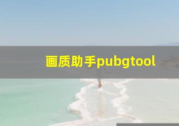 画质助手pubgtool