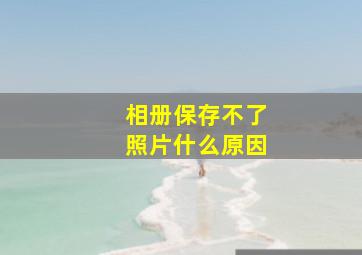 相册保存不了照片什么原因