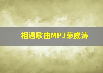 相遇歌曲MP3茅威涛