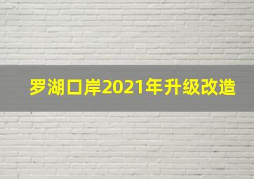 罗湖口岸2021年升级改造