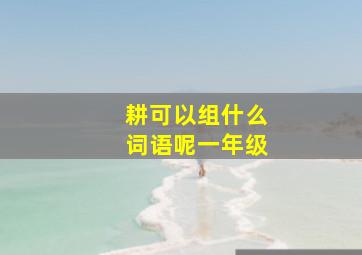 耕可以组什么词语呢一年级