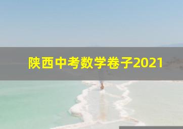 陕西中考数学卷子2021