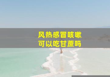 风热感冒咳嗽可以吃甘蔗吗